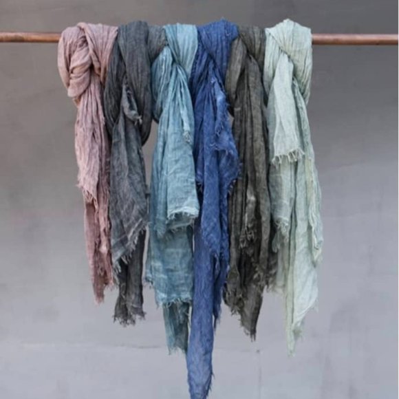 nkuku Accessories - nkuku handmade pya cotton scarf | eco-friendly | naturally pigmented